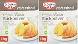 Dr. Oetker Professional Backpulver, 1 x 1kg Packung, Original Backin (Packung mit 2)