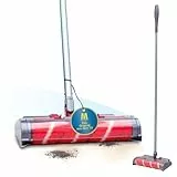 Livington Voom - Turbo Akku-Besen - elektrischer Akkubesen kabellos - Akku Kehrer mit selbstreinigender Bürstenrolle - Elektrobesen für Hartböden, Teppiche & Fliesen - für eine gründliche Reinigung