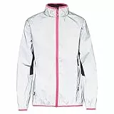 Trespass Damen Wasserdichte Regenjacke Aus Vollständig Reflektivem Material Lumi, Silver Reflective, XL, FAJKRAL20007_SVRXL