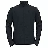 Odlo Fleecejacke Herren Roy I Midlayer I Langarm Wandershirt Langarm Wandershirt mit Reißverschluss I Herren