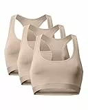 DANISH ENDURANCE Bralette-BH aus Bio-Baumwolle, Bequem, Weich, Ohne Bügel, für Damen Beige L
