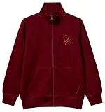 United Colors of Benetton Kinder und Jugendliche Giacca M/L 3j68c501b Sweatshirt, rot, 130 cm