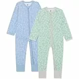 Bramble & Bear Unisex Baby (2er-Pack) Kleinkind- Und Baby-schlafanzüge Sleepsuit, Hase & Efeu, 3-4 Jahre EU