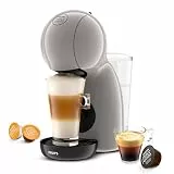 Krups Nescafé Dolce Gusto Piccolo XS Kaffeekapselmaschine, abnehmbarer Wassertank 0,8 Liter, heiße und kalte Getränke, 1500 Watt, 15 bar Pumpendruck, Eco-Modus, besonders kompakt, Taupe, KP1A3AF0