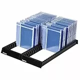 Hama CD Ständer Archivierungssystem (für 44 CD-Leerhüllen, CD Rack zur Aufbewahrung, Organizer rutschfest) schwarz, 48000, 44 CDs