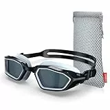 Findway Schwimmbrille, Anti-Beschlag/UV-Schutz, Polarisierte Schwimmbrillen für Herren Damen Jugend mit Ersatz Nasenstück, Kein Auslaufen, Klare Sicht