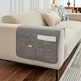 MiOYOOW Sessel Caddy, Sofa Armlehnen Organizer mit Großer Kapazität, 50 X 90cm, Hängeaufbewahrungshalter für Sofa-Armlehnen für Fernbedienung, Zeitschriften, Bücher, Brillen
