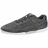 Diamant Unisex Split-Sole Dance Sneakers Tune Grau - hochwertiges Mesh-Material - Geteilte Sohle mit Spin-Points (Schwarz/Grau meliert, EU Schuhgrößensystem, Erwachsene, Damen, Numerisch, M, 41)