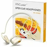 ANCwear Open Ear Kopfhörer kabellos mit sicherem Design, Laufkopfhörer, leichtes Luftleitungssystem, schweißresistent, ideal für Kinder & Schüler (milchig weiß) (milchig weiß)