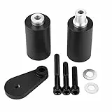 Motorrad Sturzschutz Set,Frame Sliders Kit-Duokon Metal + ABS Sliding Frame Guard Kit, Motorradersatzteile Frame Dust Cover Crash Protector Kit für YZF R6 R6S 2003-2008