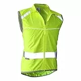 Salzmann Reflektierende Fahrradweste | Hergestellt mit 3M Scotchlite | Luftdurchlässig & mit Taschen ausgestattet