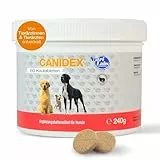 NutriLabs Canidex Gelenktabletten für Hunde 60 STK. - mit MSM, Hyaluronsäure, Glucosamin, UVM. - Gesundheitsprodukte für Hunde - Nahrungsergänzungsmittel Hund - Teufelskralle-Hund