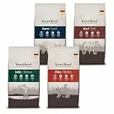 Venandi Animal - Premium Trockenfutter für Katzen, Probierpaket Lamm, 4 x 1,5 kg (4er Pack), getreidefrei mit viel frischem Fleisch und Fisch
