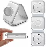 Avarmora Wireless Charger 3 in 1 QI Induktive Ladestation Faltbare Kabellose Ladestation für Kabelloses Lade-Headset,Apple Watch und iPhone 15/14/13/12/11/ Pro/Max/X/XS/XR /8/8 Plus (weiß)