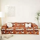 Homewish Camper Couch Überzug Fröhliches Camping Sofa Überwurfdecke 231x381 Campingzelt Sofa Cover Abenteuer Lagerfeuer Marshmallows Sofaschoner für Übergroße Sofas rutschfest