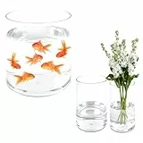 Olrla 3 teiliges Acrylvasen 20cm breite Zylinder, klar und bruchfest, für Hochzeitstischdekorationen, Florale Haus-, Büro- und Tischdekorationen