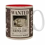 ONE PIECE - Mug - 460 ml - 'Zoro Wanted' - subli - box