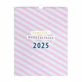 Odernichtoderdoch Familienwandkalender 2025 | 28 x 36 cm | 15 Blatt | Familienkalender mit 6 Spalten | Inkl. Ferienübersicht & Stundenpläne