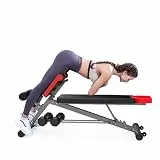 FF Finer Form Multifunktionale Hantelbank für Ganzkörpertraining - Hyper Rückenverlängerung, Römischer Stuhl, verstellbare Bauchmuskelbank, Schrägbank, Flachbank