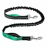 DONGKER Bungeeleine für Hunde, 120cm Bis 150cm Elastische Hundeleine für Joggingleine, Verlängerung für Hundeleine, Reflektierend Ersatzleine für Kleine, Mittelgroße und Große Hunde