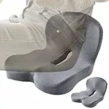 Autokissen zum Fahren – ergonomisches Benazcap Memory-Sitzkissen | stützendes Steißbein-Rückenschmerzen lindern | Komfortables Design, ideal für lange Fahrten, Bürostühle und tägliche Pendler