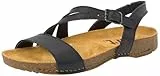 ART Damen 1045 I Breathe Flache Sandale, Nappa, Schwarz, 39 EU