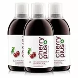 US-Montmorency-Sauerkirsch-Konzentrat – hochkonzentriert – 1.450 Montmorency-Sauerkirschen pro Flasche (500 ml) – Cherry PLUS
