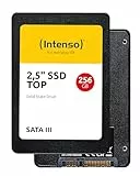 Intenso Interne 2,5' SSD SATA III Top, 256 GB, 550 MB/Sekunden, Schwarz