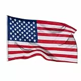 Aricona USA Flagge 90x150cm - wetterbeständige Fahne mit Messingösen, 100% Polyester, robuste Doppelnaht & in lebendigen Farben - ideal für Flaggen-Liebhaber