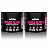 Microbe-Lift Marine Flakes - 500 ml - Qualitäts-Flockenfutter für Meerwasserfische, fördert Farbenpracht und Wachstum, kaltgepresst, unterstützt die Fischgesundheit (Packung mit 2)