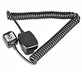 E-TTL I/II Blitzkabel OC-E3 Spiralkabel 0,6-1m Kompatibel mit Canon EOS Kameras & Blitzgeräte mit Mittenkontakt