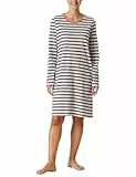 Schiesser Damen Langarm weiche Baumwolle Bigshirt mit Taschen-Nightwear Nachthemd, Champagner_181964, 42