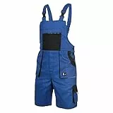 CXS Herren Shorts Arbeitshosen kurzen Latzhose 100% Baumwolle Arbeitsshorts Professionell Gartenshorts Bundhose Strapazierfähige maximale Sicherheit und Komfort Mehreren Werkzeugtaschen Gartenhose 52