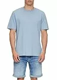 QS Herren 2149313 Logoshirt, blau 53D0, L