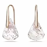 Swarovski Lunar Drop-Ohrhänger, Rosa, Roségold-Legierungsschicht
