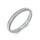vissen Chunky Schlange Armbänder Damen Edelstahl Silber Elastisches Großes Armbänder