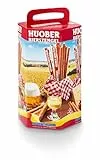 HUOBER Bierstengel, Bio Thekendisplay mit 50 einzeln verpackten Bierstengeln, DEÖKO001, 750 gramm