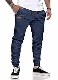 Meilicloth Chino Hose Herren Sommer Arbeitshosen Männer Freizeithose Kleidung Jogginghose Sporthose Casual Sweatpants Sweathose mit Taschen Blau XL