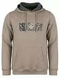 ROADSIGN australia Herren Sweatshirt Warmer Kapuzenpullover für Klassische Casual-Looks beige, L
