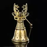 Vsosfiza Metall Kerzenlöscher Duke Moose – Antik-Grau Vintage-Look, Löschwerkzeug für Zuhause, dekoratives Geschenk für Kerzenliebhaber