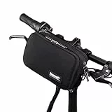 flintronic Vordertasche für Fahrrad, Lenkertasche mit Regenhülle, multifunktional, mit abnehmbarem Schultergurt, für MTB- und Rennradreisen