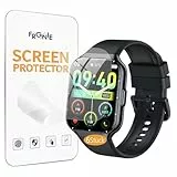Frgnie Schutzfolie Kompatibel für Motast, Fempoin P99 Smartwatch 1,96' (6 Stück) Flexibel TPU Kompatibel für HOIFA P98 Smartwatch 1.96, Hülle Blasenfreie Displayschutzfolie