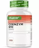 vit4ever Coenzym Q10 mit 200mg pro Kapsel - 180 vegane Kapseln - 6 Monate Reichweite - hochwertiges Q10 - hochdosiert, ohne unnötige Zusätze & laborgeprüft