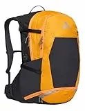 VAUDE Fahrrad Rucksack Bike Alpin 23+5, 28 Liter Volumen, komfortabler, belüfteter Netzrücken, mit Trinkblasenfach, kurkuma, Einheitsgröße