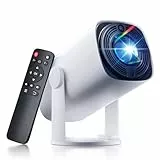 Mini Beamer 1080P Unterstützt - SOOMFON Mini Projektor mit Bluetooth Kleiner Video Beamer, Auto Trapezkorrektur, 150-Zoll Bild 270° Drehbarer Tragbarer Projektor Kompatibel mit TV Stick/HDMI/phone/USB