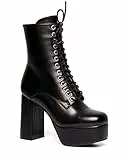 LAMODA Damen Own It Ankle Boot, Black Pu, 40 EU