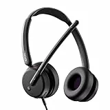 EPOS Impact 460T - Doppelseitiges On Ear USB C & USB A kabelgebundenes Headset mit dualem Noise-Cancelling-Mikrofon, Microsoft Teams Zertifiziert, Plug-and-Play, für Büro, Remote, Zoom und Business