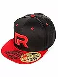 Red Bridge Unisex Snapback Caps Kappe Baseball-Cap Mütze Bestickt R-Logo R31753 Schwarz-Rot One Size