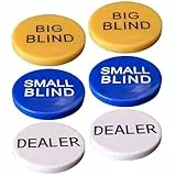 Holibanna 2 Sätze Poker Chips Zählchips Bingo Marker aus Robustem Material Runde Kanten für Spiele Lernen und Matheübungen Kindgerecht Vielseitig für Poker Bingo und Zählen