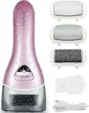 PRITECH Elektrischer Hornhautentferner Fußpflege Hornhaut Entfernen wiederaufladbar Pediküre Hornhautfeile Callus Remover (1138-Rosa)